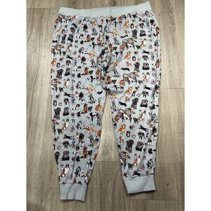 Vera Bradley Dog Show Pajama Pants Joggers Size XL